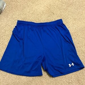 Blue under amour shorts